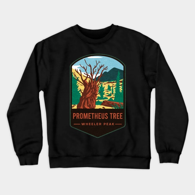 Prometheus Tree Wheeler Peak Crewneck Sweatshirt by JordanHolmes